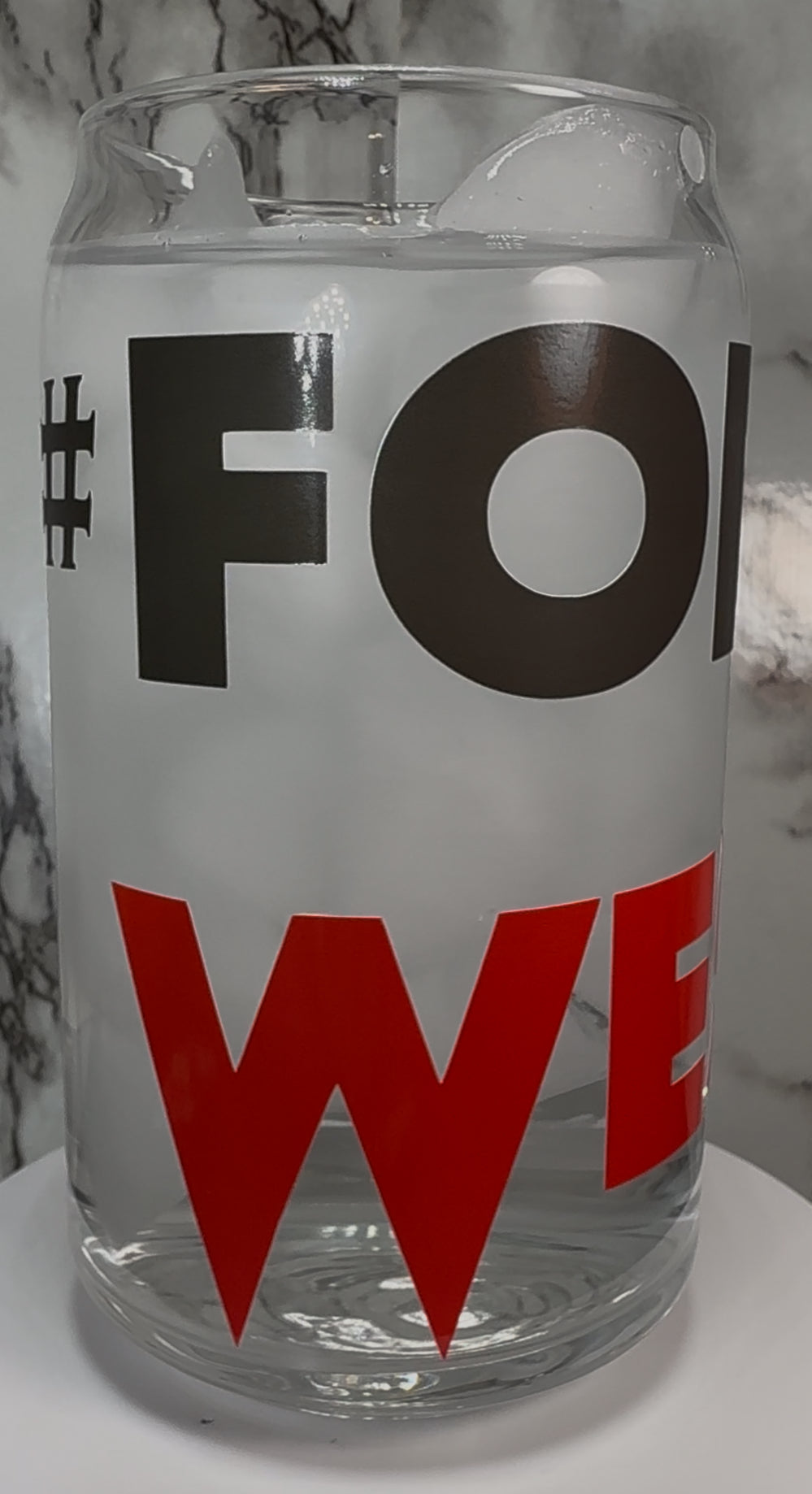 #For Wes color changing permanent vinyl on a libbey beer can glass