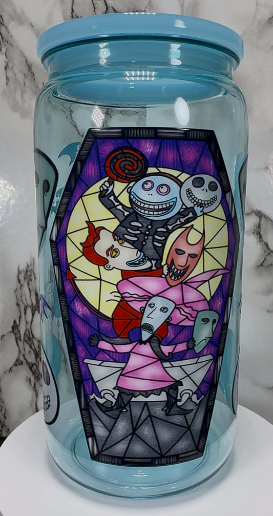 Lock Shock and Barrel UVDTF on a PLASTIC beer can cup
