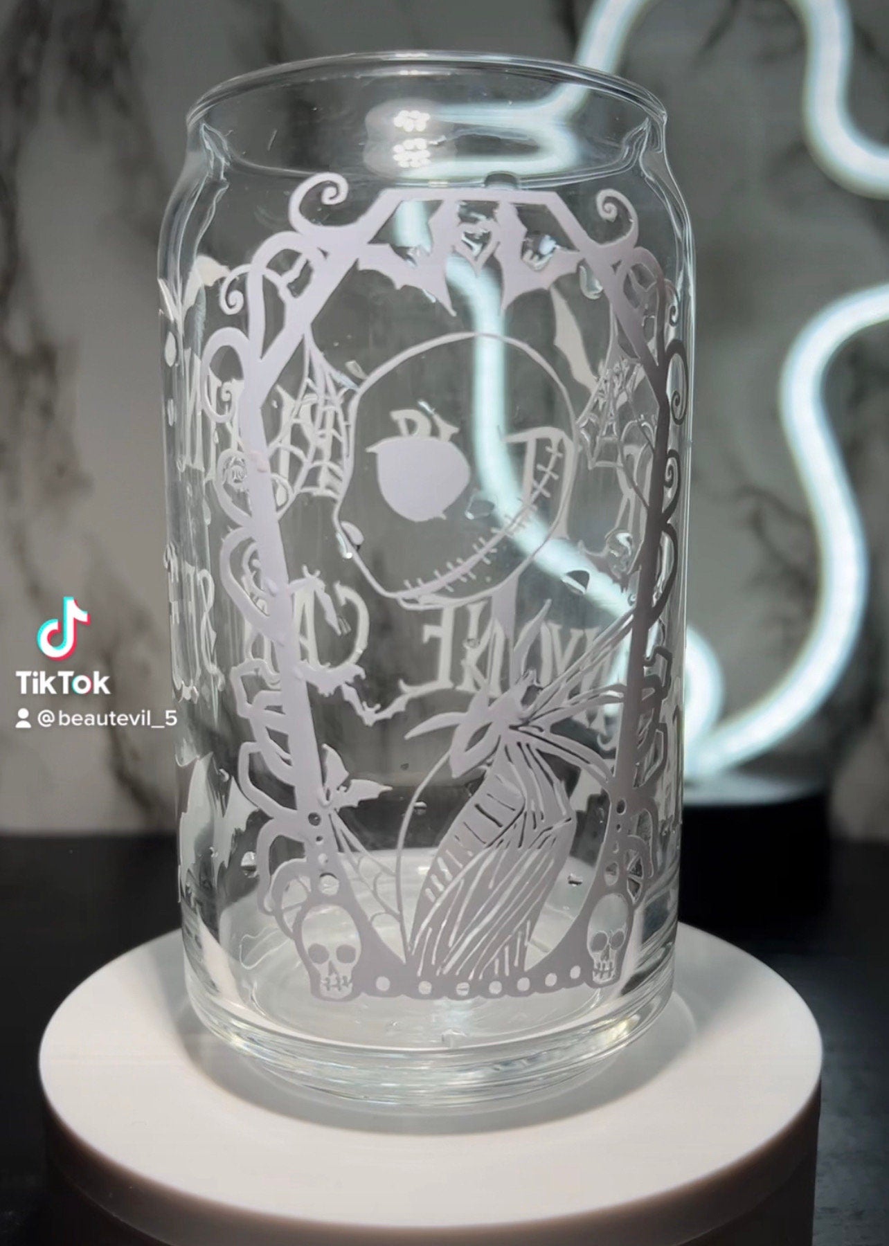 Nightmare Before Christmas Jack Skellington color changing permanent vinyl