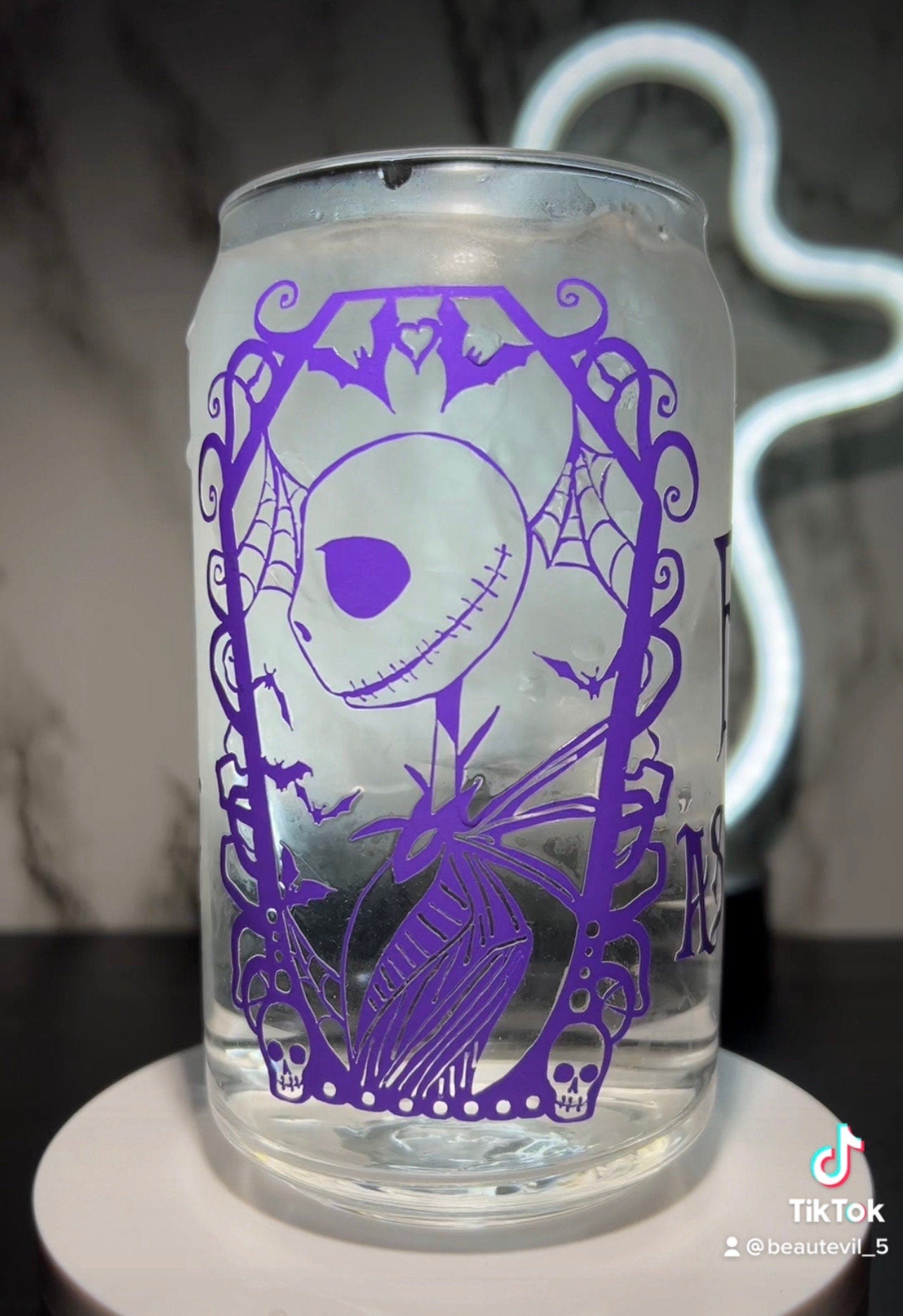 Nightmare Before Christmas Jack Skellington color changing permanent vinyl