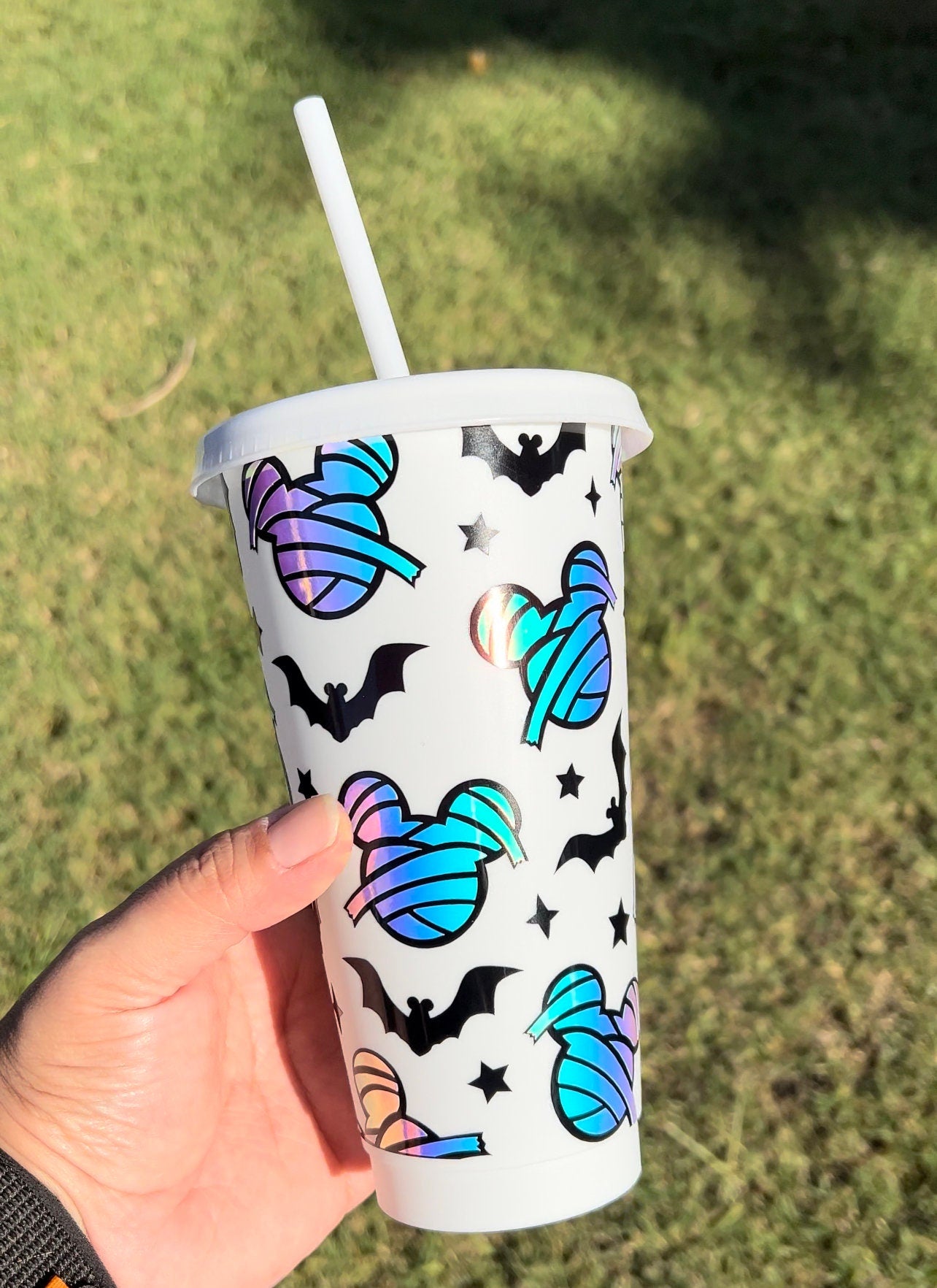 Glow in the Dark Mummy Mickey Mouse cold cup