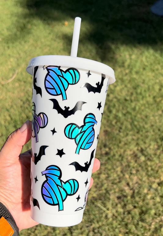 Glow in the Dark Mummy Mickey Mouse cold cup