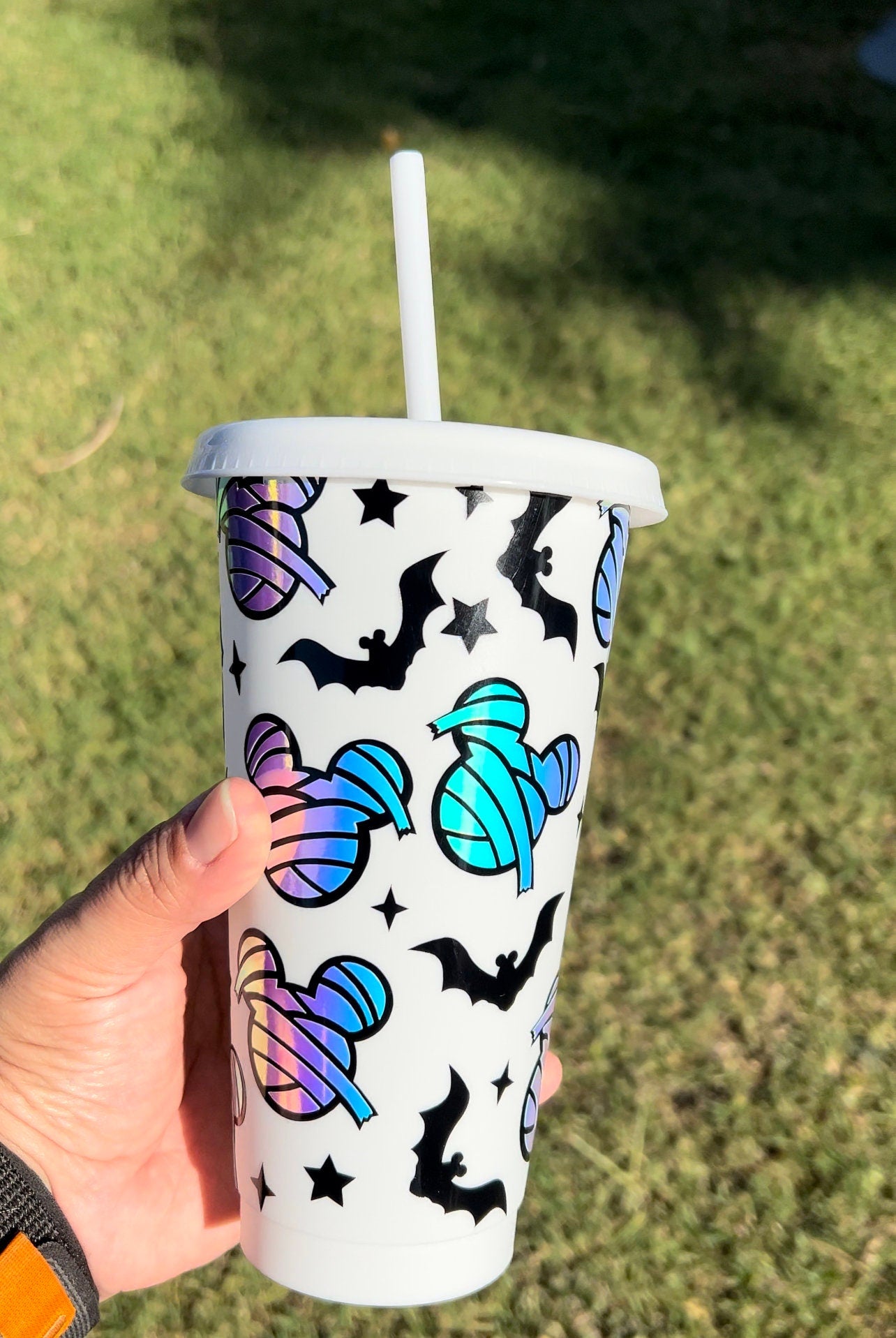 Glow in the Dark Mummy Mickey Mouse cold cup