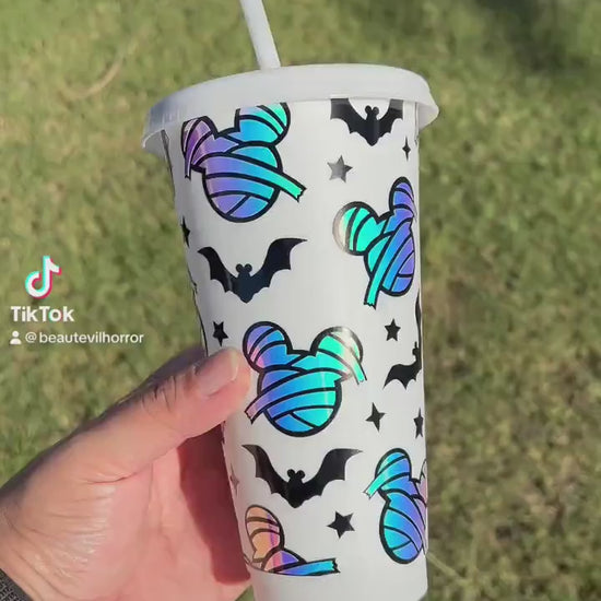 Glow in the Dark Mummy Mickey Mouse cold cup