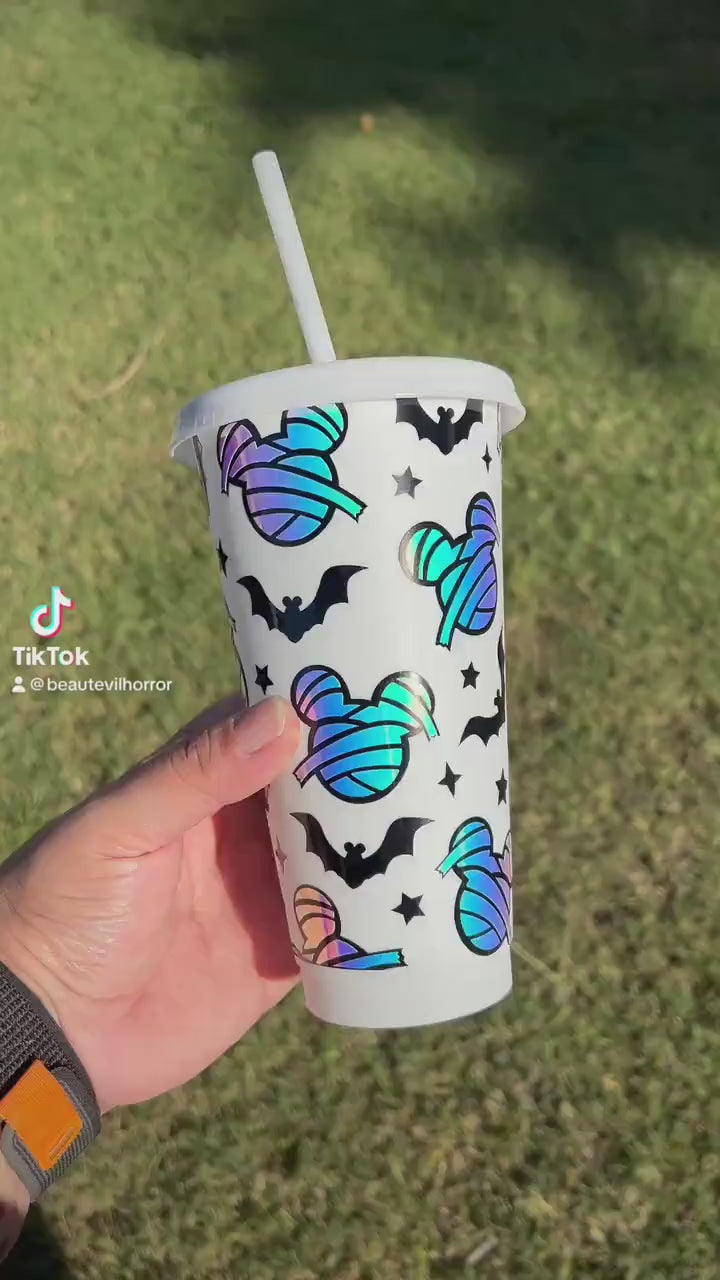 Glow in the Dark Mummy Mickey Mouse cold cup